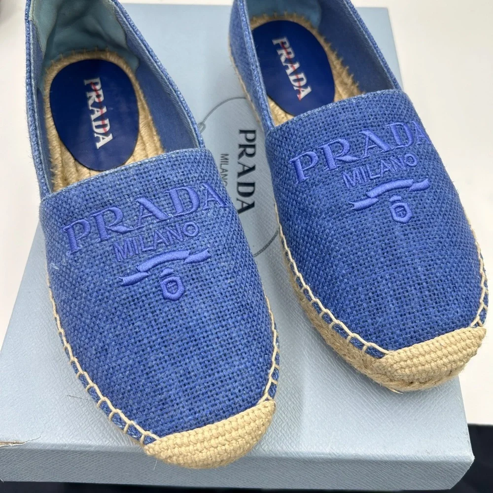 Women’s Prada espadrilles size 36 made in Italy